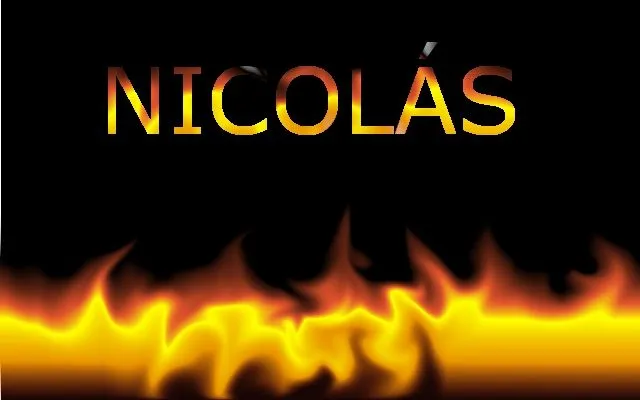 Nicolás Hoyo Informática: LETRAS DE FUEGO