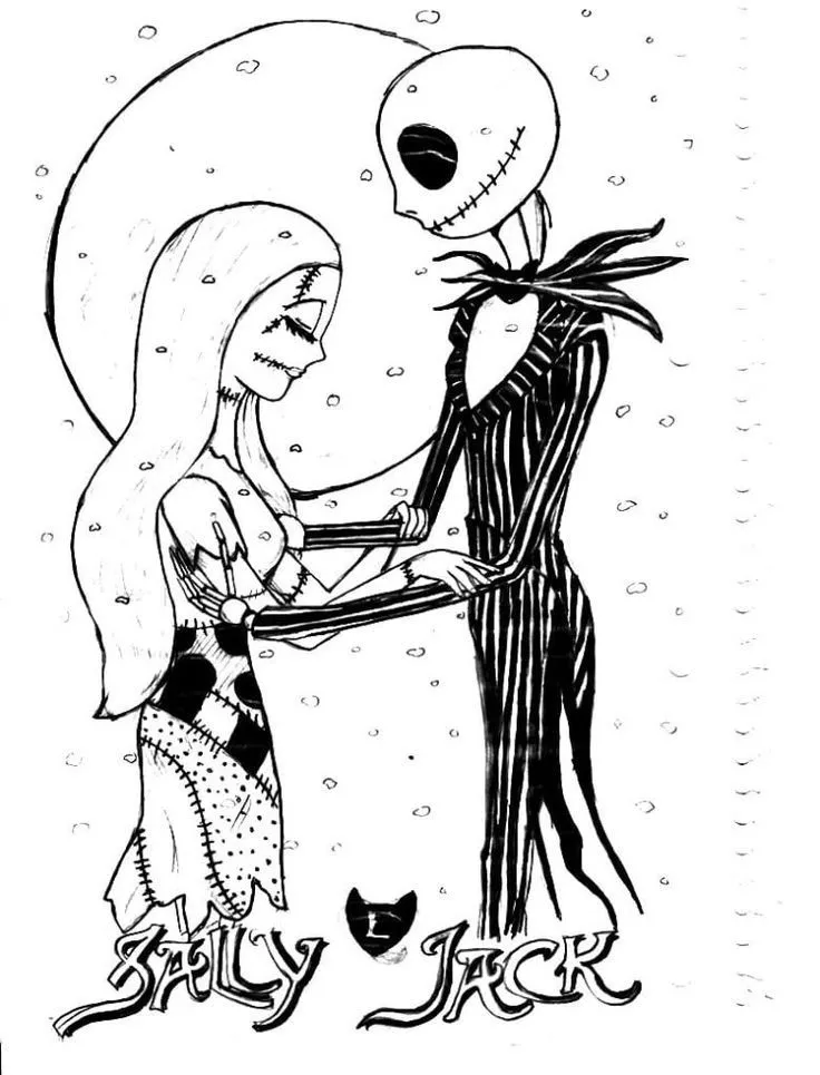 Nightmare Before Christmas Coloring Pages. Download and Print | Christmas  coloring books, Coloring books, Coloring pages inspirational