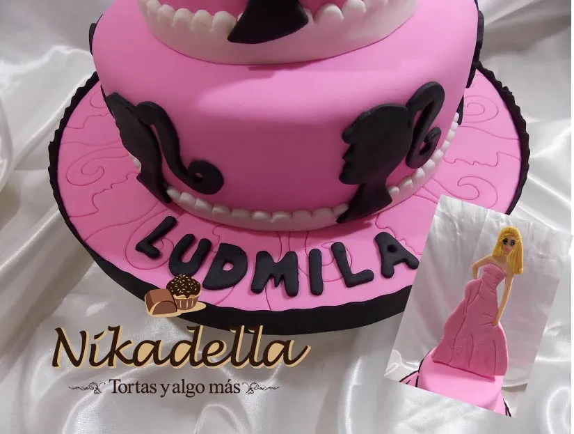 Nikadella: Torta Barbie 9 años Ludmila