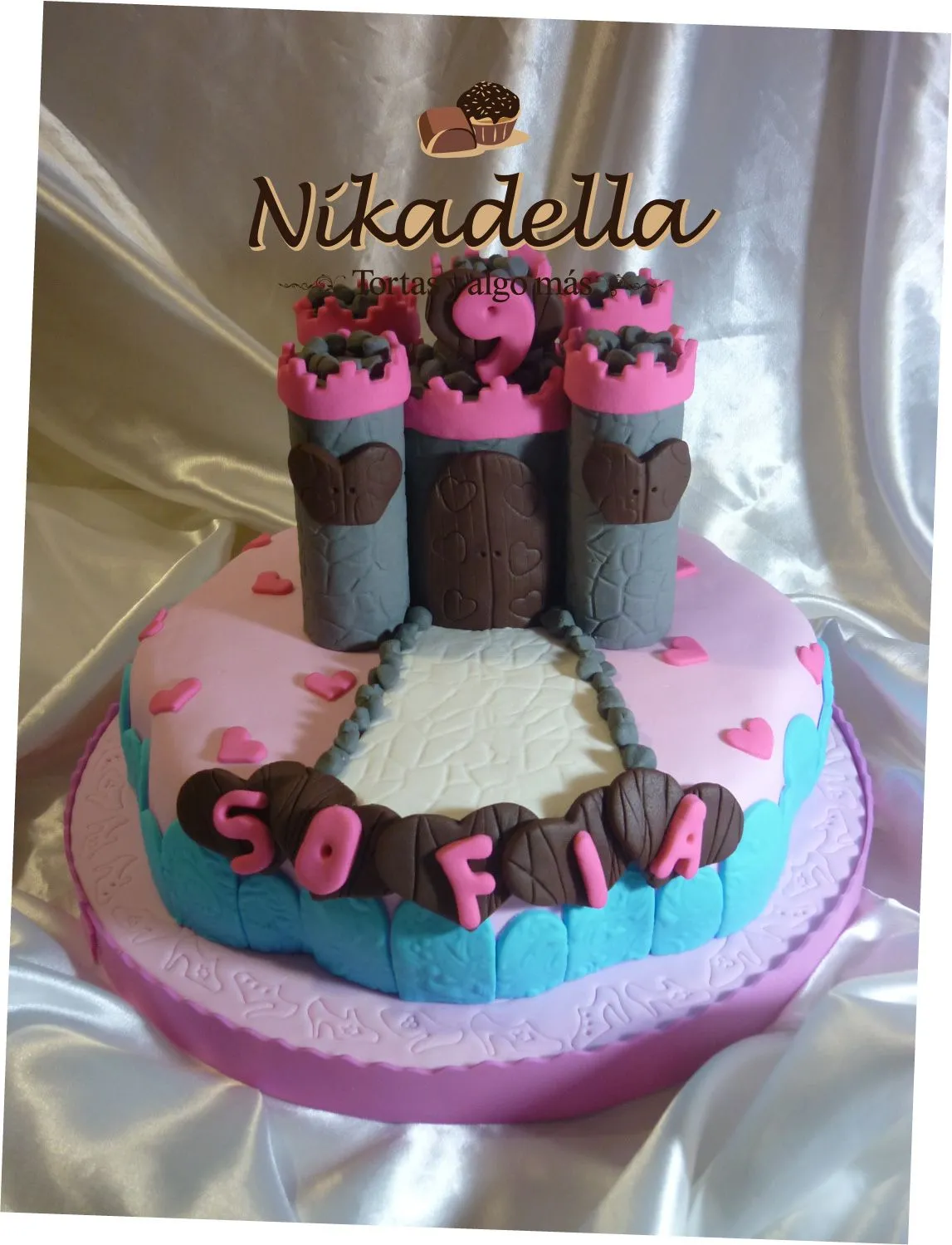 Nikadella: Torta Castillo 9 años Sofía