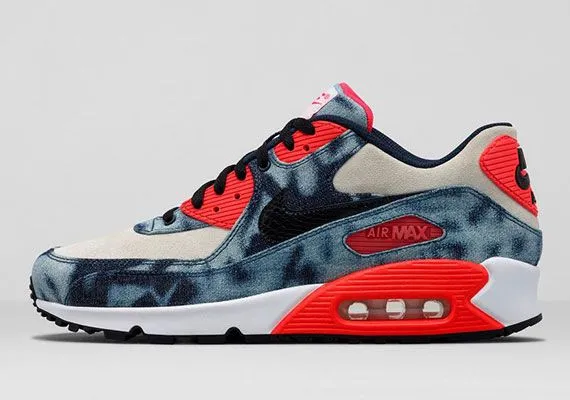 Nike Air Max 90 "Infrared Washed Denim" - Release Info - SneakerNews.