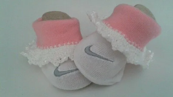 Nike Baby Girl Botines / Zapatos / hecho a por Crocheted4Angels