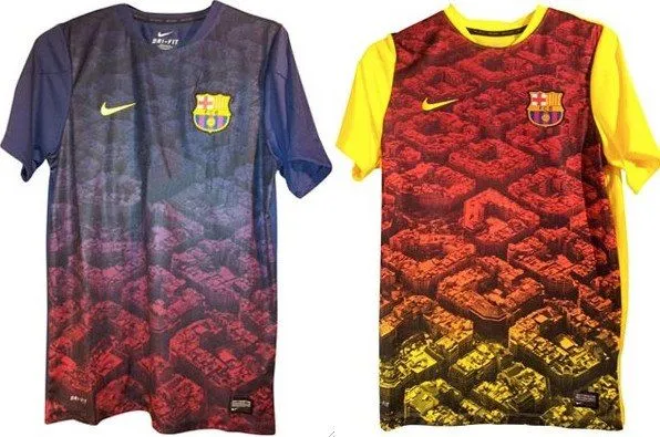 Nike FC Barcelona 13-14 Prematch + Training Shirts - Footy Headlines