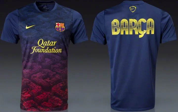 Nike FC Barcelona 13-14 Prematch + Training Shirts - Footy Headlines