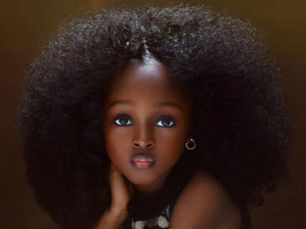 La niña "más bonita del mundo" se llama Jare, tiene 5 años y es de Nigeria (FOTOS)
