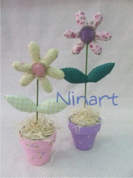 ninart: FLORES DE TELA