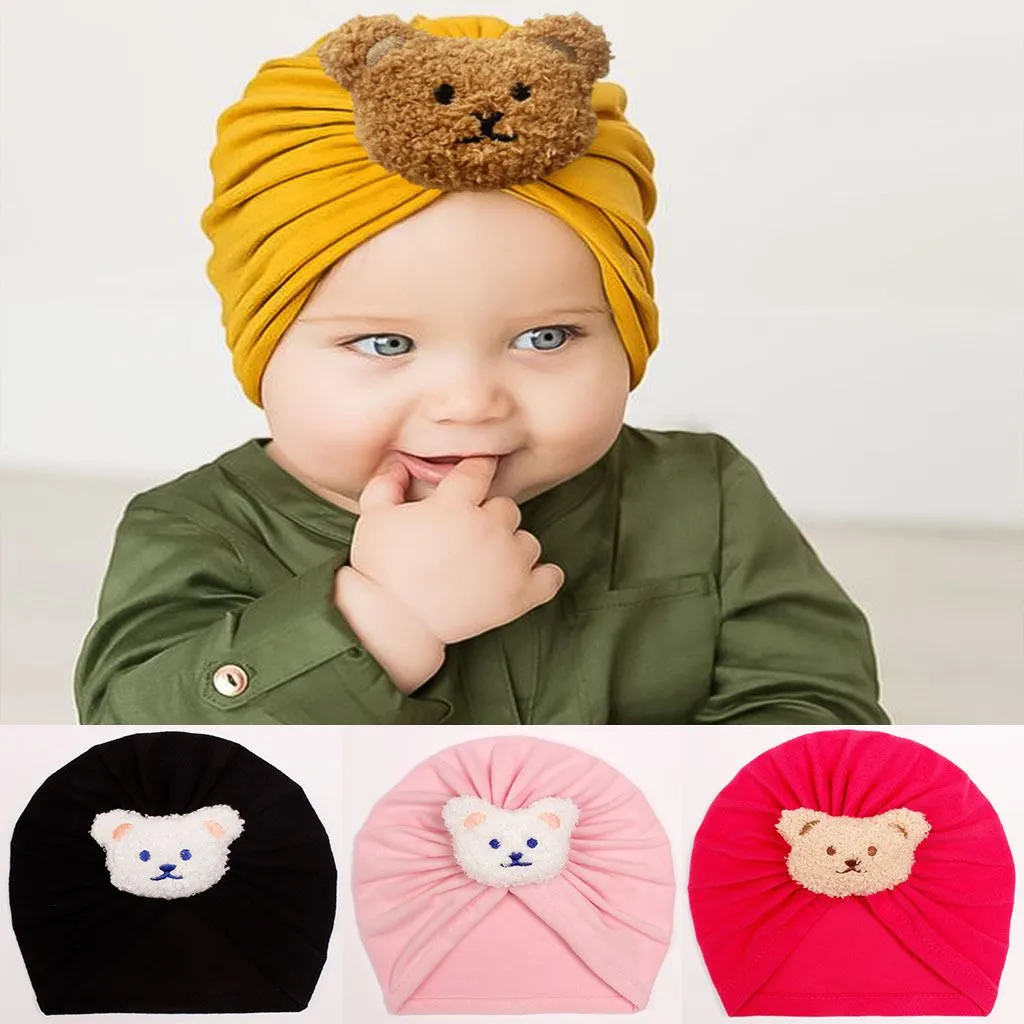 Niñas Bebés Niños Bebes Lindo Oso Sombrero de Bebe