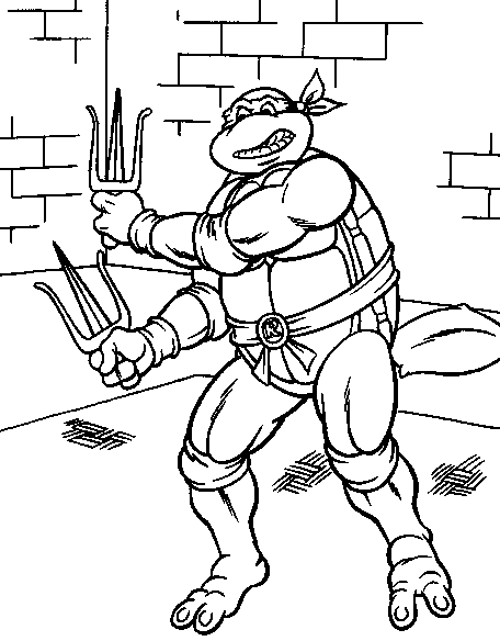 Ninja Turtles Coloring Pages | Learn To Coloring