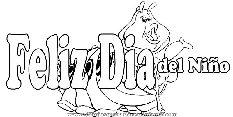 Dia del Niño para colorear - Dibujos de Alicia para colorear ...