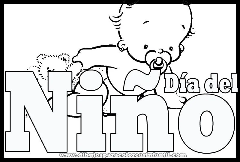 Dia del niño para colorear - Imagui