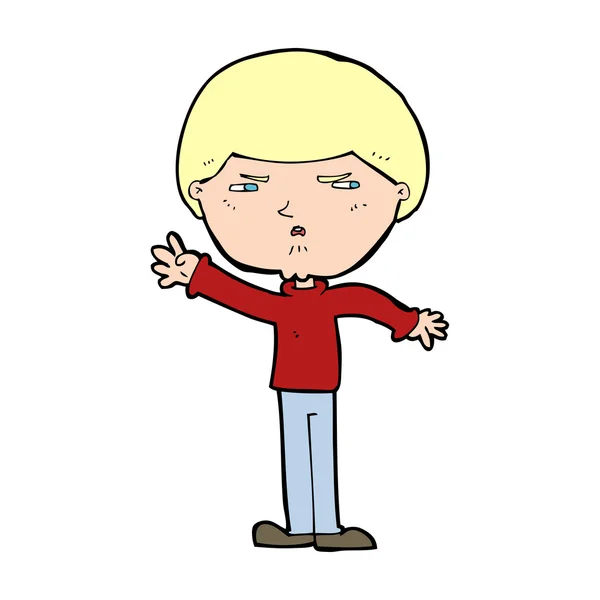 niño enojado — Vector stock © lineartestpilot #36168547
