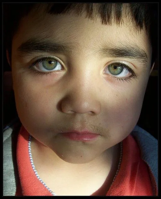 niño ojos verdes | Flickr - Photo Sharing!