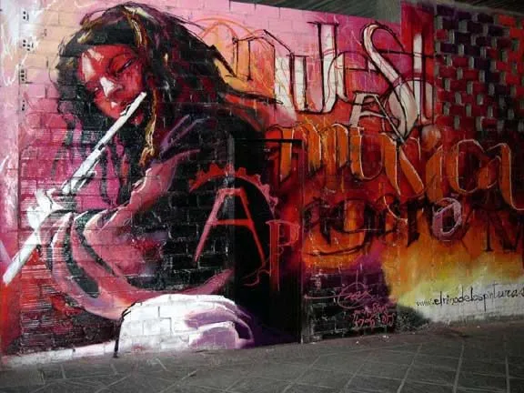 El niño de las Pinturas, el arte del Sur. : Distorsion Urbana