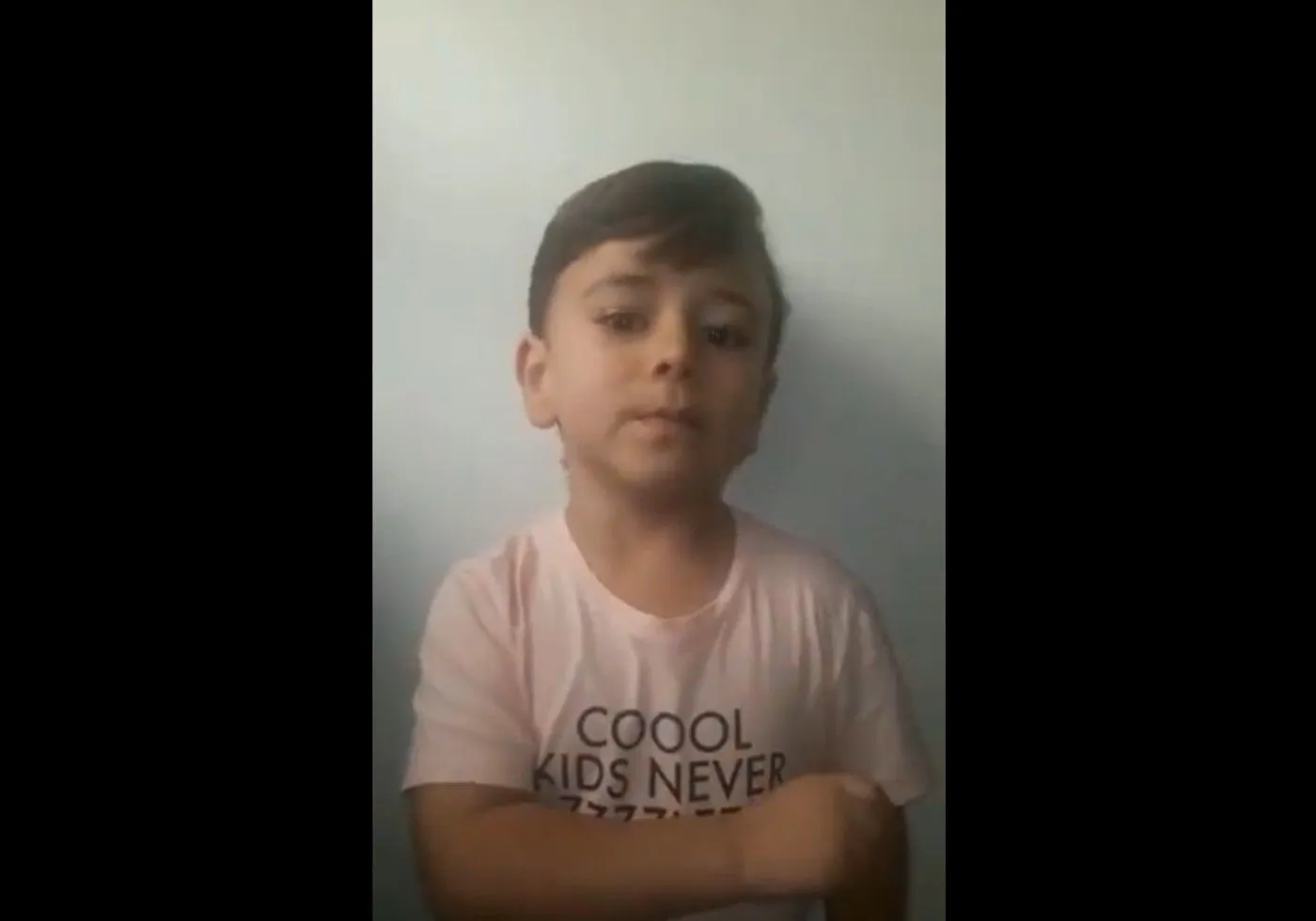 Niño recitando el Rin Rin Renacuajo, versión coronavirus | Alerta Tolima