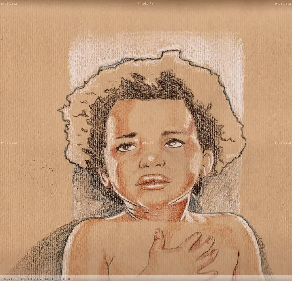 Niño triste Jorge Copó - Artelista.