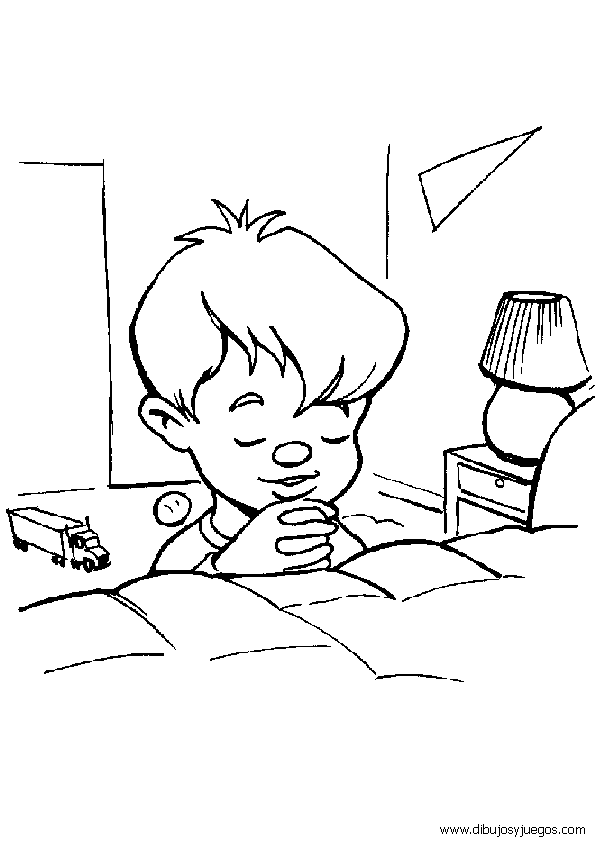 Niño vistiendose Colouring Pages