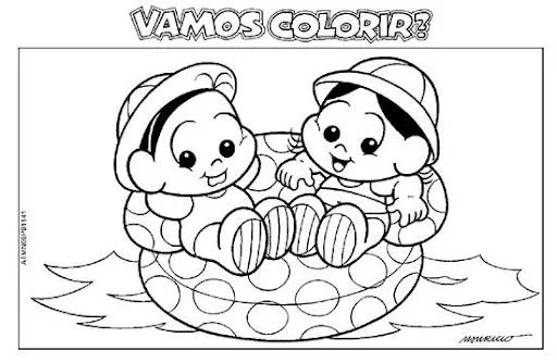 NIÑOS AL AGUA VAMOS ACOLOREAR SUS DIBUJOS