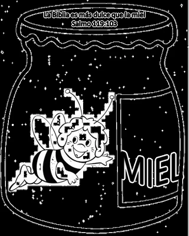 Los niños y la Biblia: Textos para colorear sobre la Biblia.