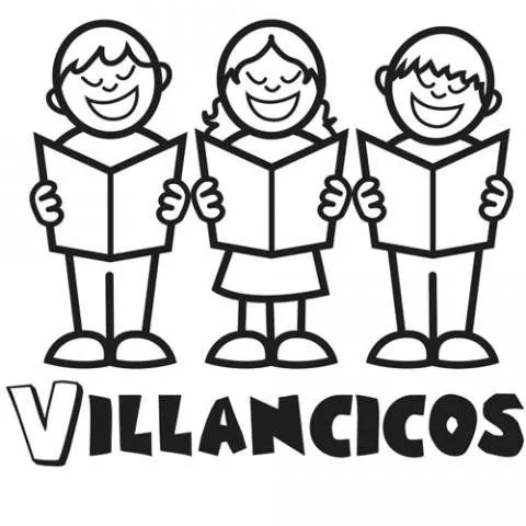 de niños cantando villancicos de Navidad