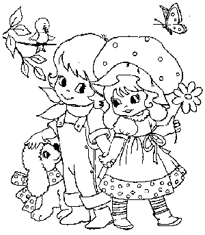 Niños para colorear animados - Imagui