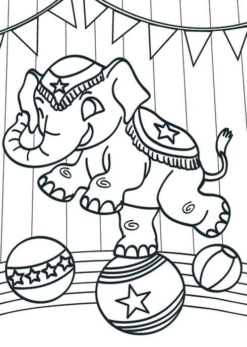cosas de niños: Colorear circo