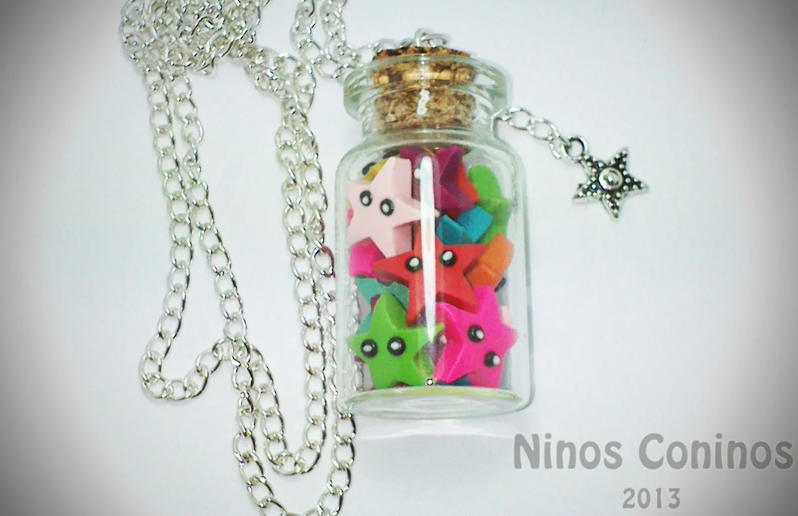 NINOS CONINOS: Cameo and stellar bottle - Camafeo y Botecito estelar