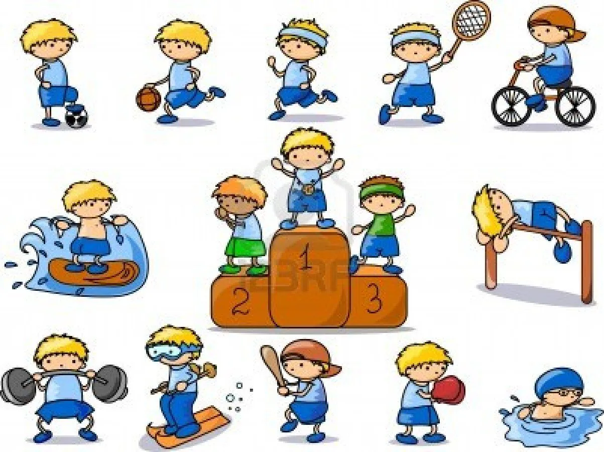 Niños haciendo deporte animados - Imagui