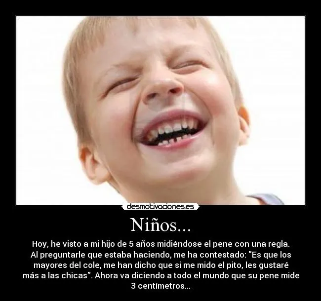 Niños... | Desmotivaciones