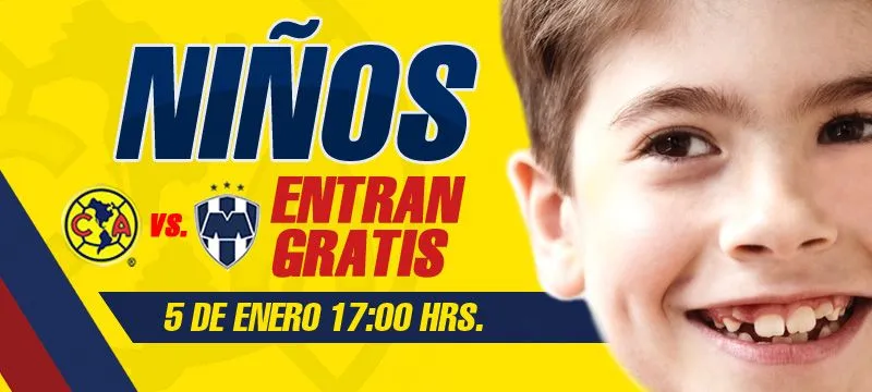 Niños entran gratis al Azteca Club América | Club América - Sitio ...