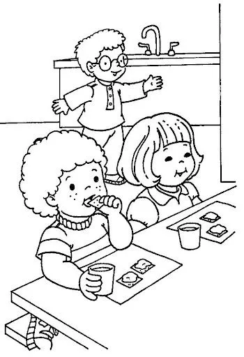 Niños en la escuela