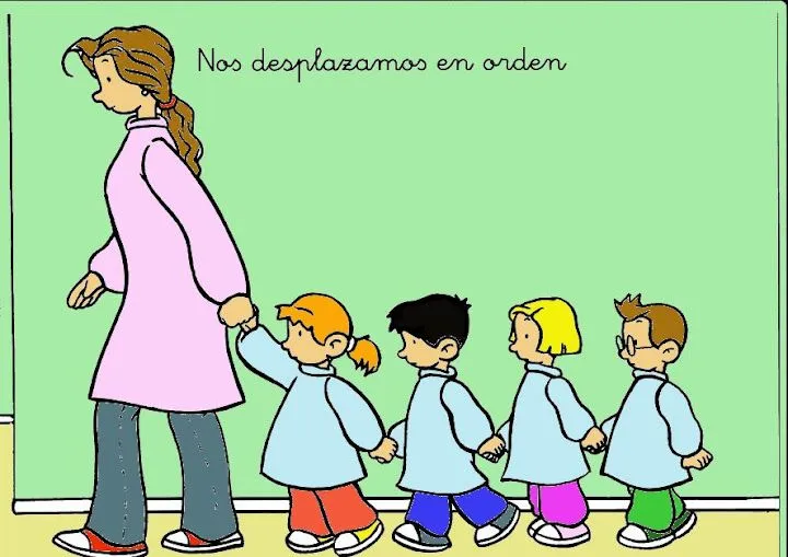 Niños haciendo la fila - Imagui