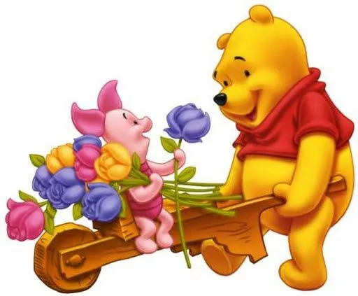 PARA NIÑOS E INFANTIL: CLIP-ART DE WINNIE THE POOH CON UNA ...