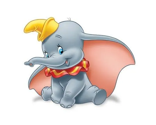 PARA NIÑOS E INFANTIL: DIBUJO DE DUMBO DE DISNEY PARA DECORAR