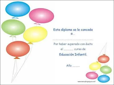 PARA NIÑOS E INFANTIL: DIPLOMA PARA NIÑOS PARA IMPRIMIR GRATIS