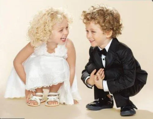 Niños vestidos para matrimonio - Imagui