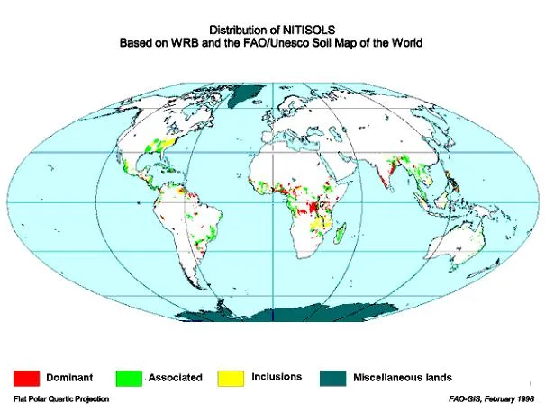 Nitisoles o Nitosoles: Geografía Ambiente y Paisaje (Suelos ...