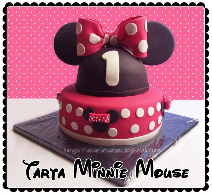 N.M. Galletas Artesanas: Tarta Minnie Mouse