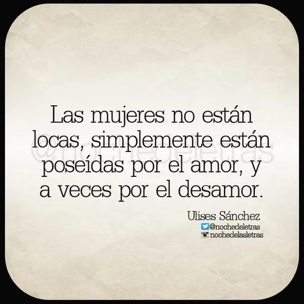 Noche de las Letras on Twitter: "Las mujeres no están locas ...