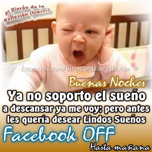 Buenas Noches, Facebook off, Hasta mañana imagen #8350