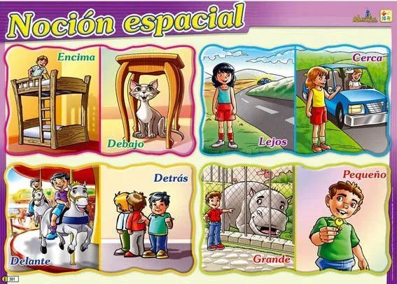 Noción espacial | POSICIÓN Y UBICACIÓN ESPACIAL