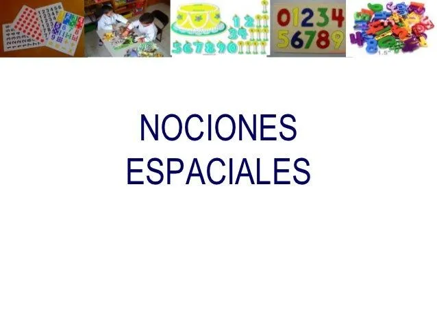 Nociones espaciales