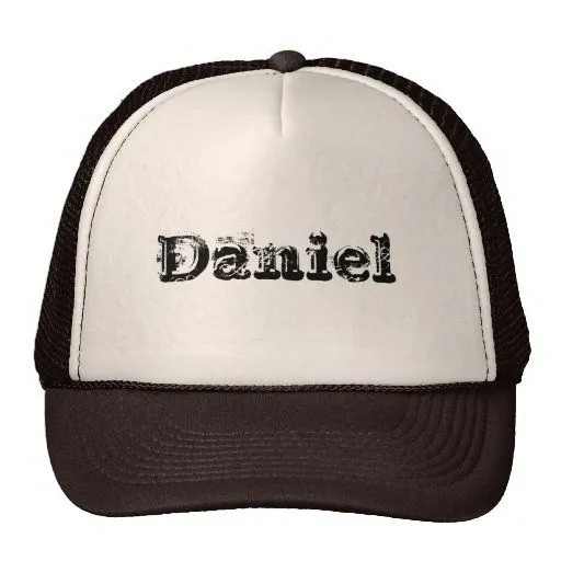 Mi nombre es Daniel Gorras de Zazzle.