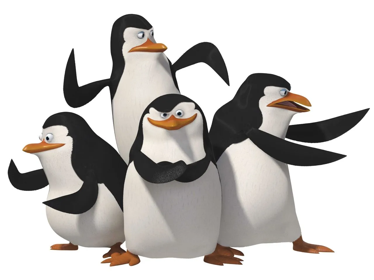 Nombre de los personajes de los pingüinos de Madagascar