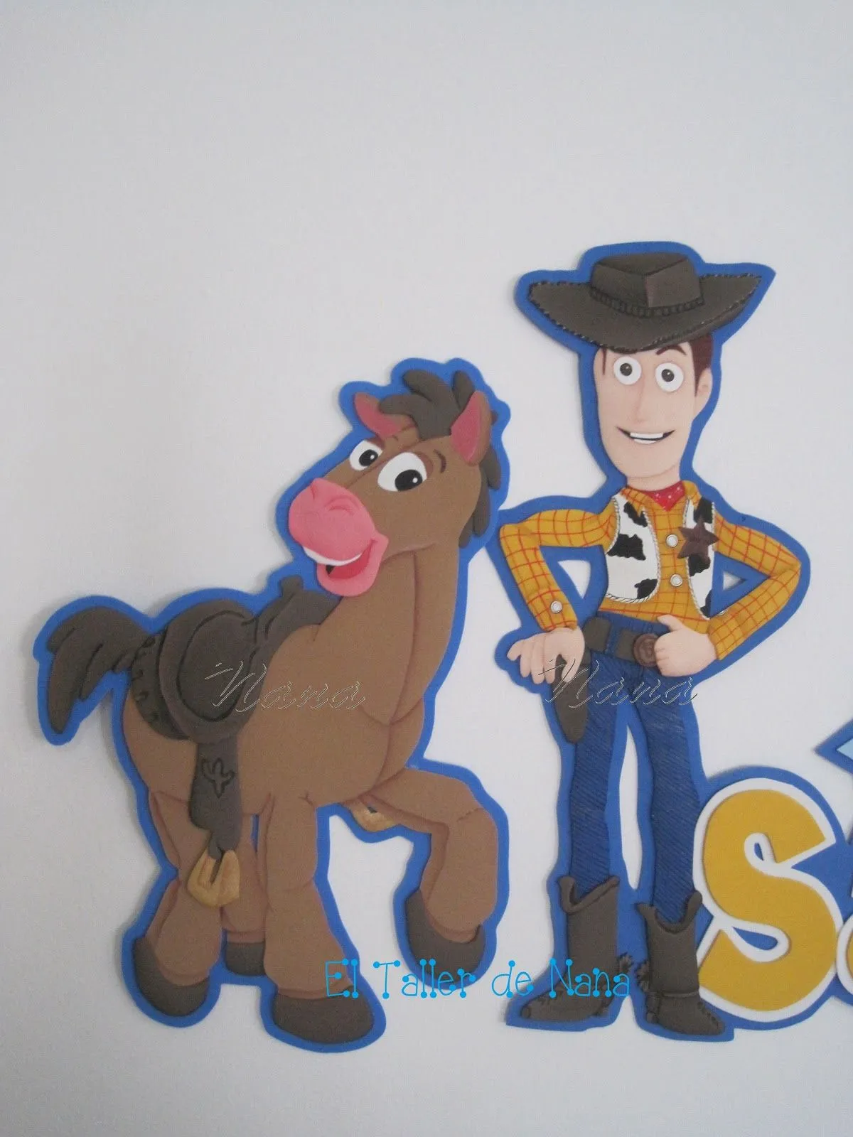 Nombre con personajes de Toy Story - El Taller de Nana