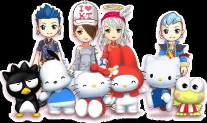 Nombres de los amigos de Hello Kitty - Imagui