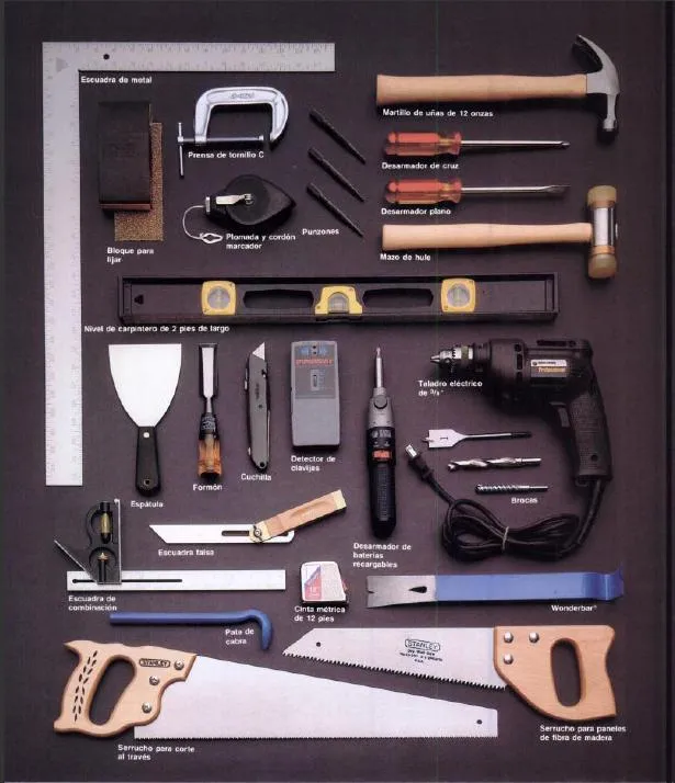 Nombres De Herramientas De Carpinteria En Ingles