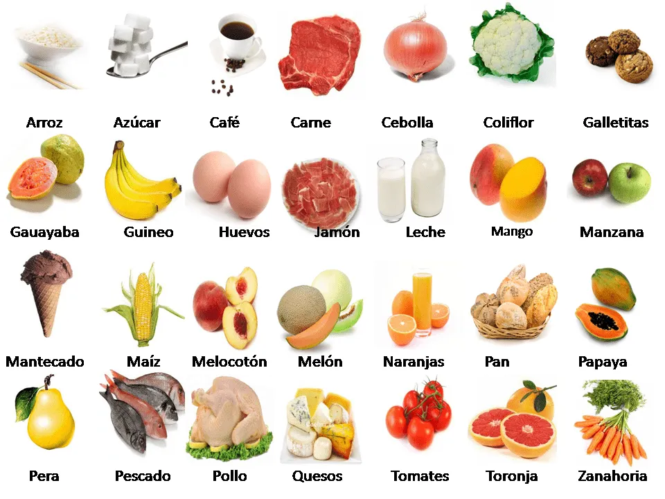 Nombres de verduras - Imagui