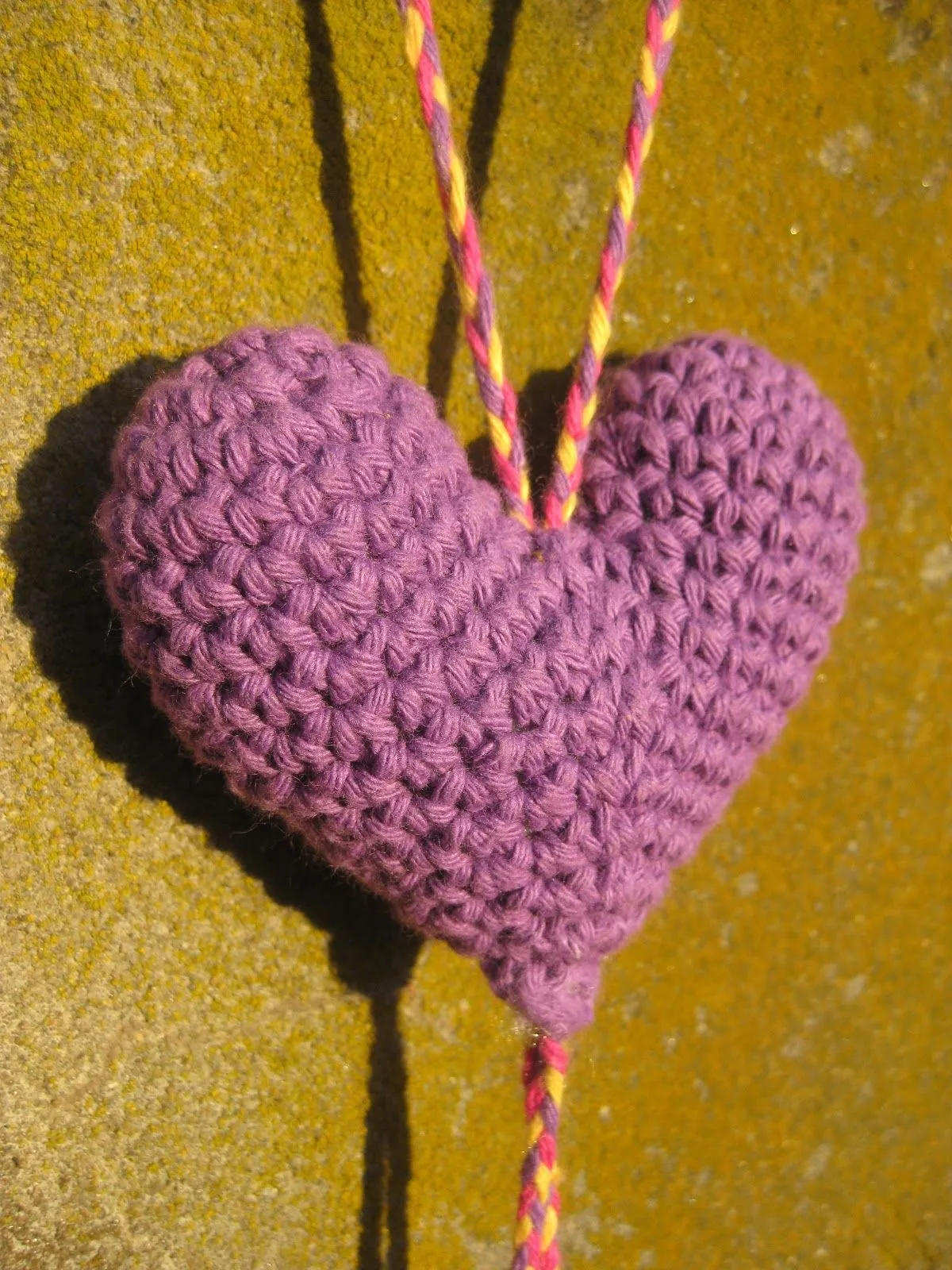 noriña , deco artesanal: Corazón de crochet