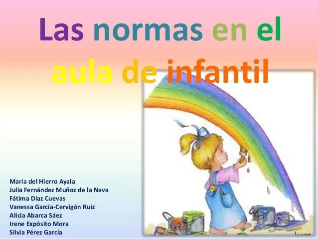 Las normas en el aula de infantil