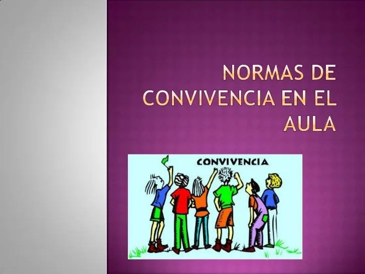 Normas de convivencia en el aula